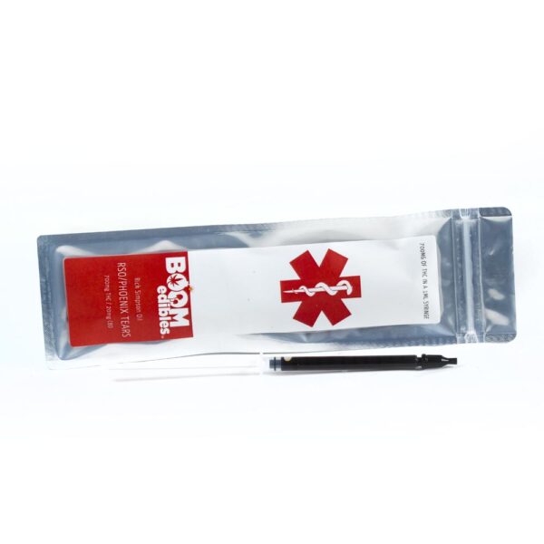 BOOM EDIBLES | Cherry RSO Syringe 700mg THC - Image 2