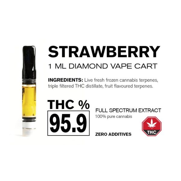 Diamond Cart | THC Strawberry - Image 2