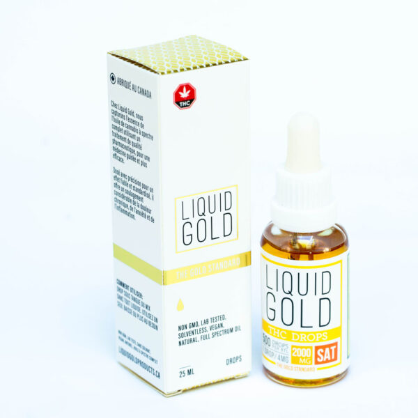 Liquid Gold | SATIVA DROPS | 2000MG THC