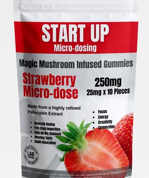 START UP | Strawberry | Mushroom Gummies 250mg