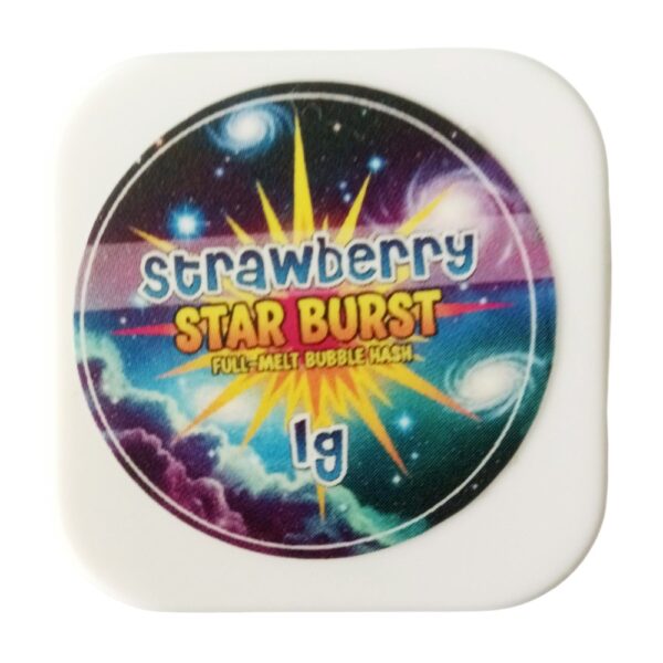 Strawberry Starburst Full-Melt Bubble Hash - 1g