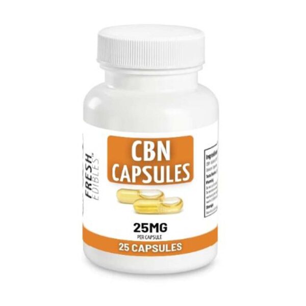 Fresh Edibles CBN Capsules 625mg (25 capsules x 25mg)