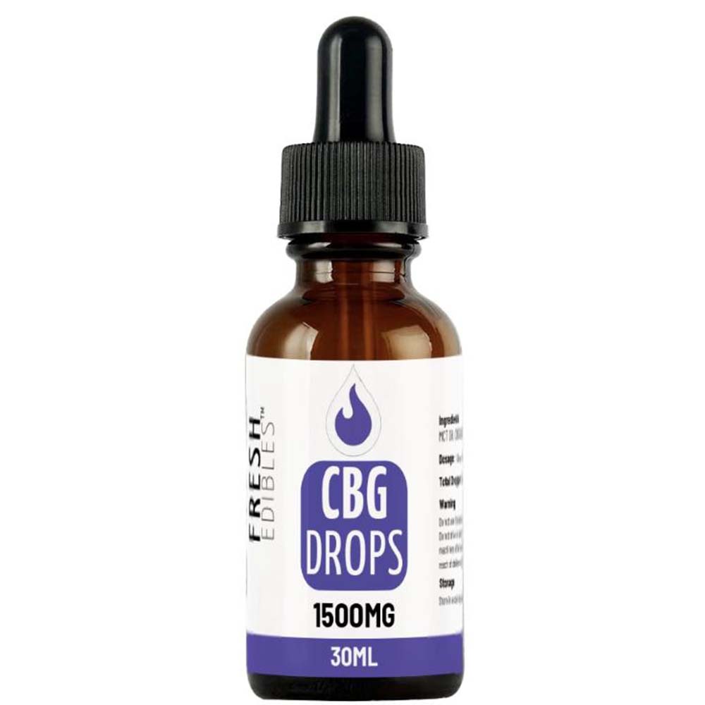 Fresh Edibles CBG Drops 1500mg