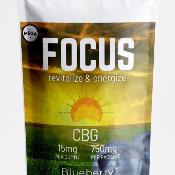 Mega Focus Gummies CBG Grape - (50 pack)