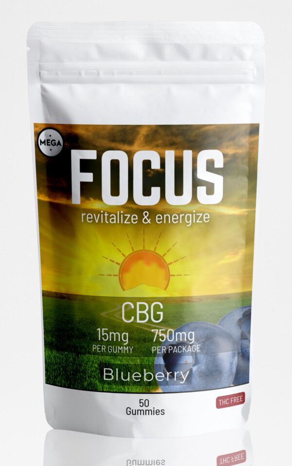 Mega Focus Gummies CBG Grape - (50 pack)