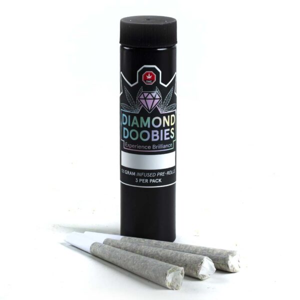 Diamond Doobies Infused Pre-Rolls Blackberry Kush - 3x1g