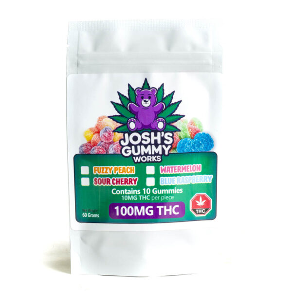 Sour Blue Raspberries | 100mg THC