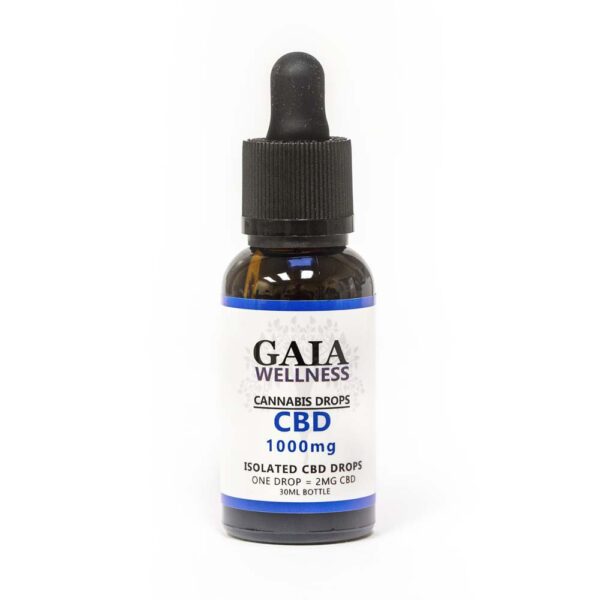 GAIA | Isolated CBD Drops | 1000mg CBD