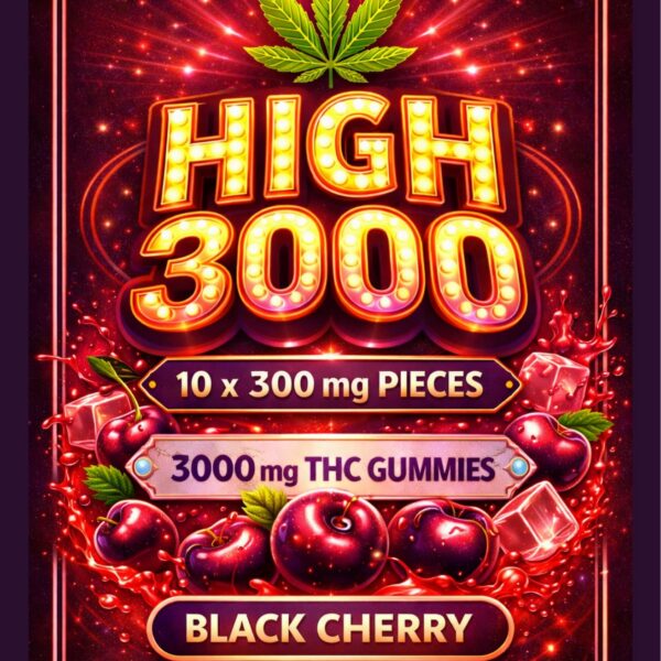 HIGH 3000mg THC | Black Cherry