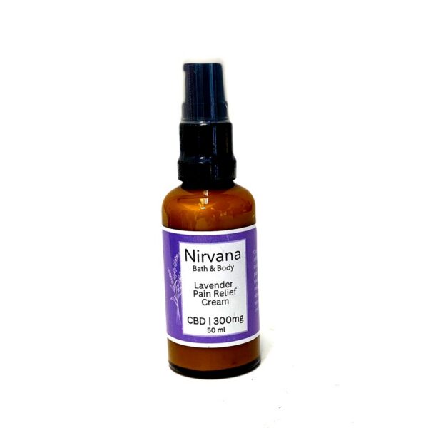 Nirvana Bath & Body Lavender Pain Relief Cream | 300mg CBD