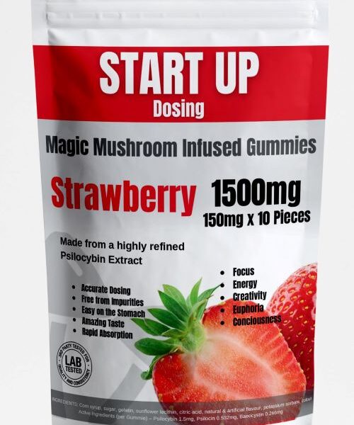 START UP | Strawberry | Mushroom Gummies 1500mg