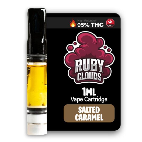 Ruby Clouds | Salted Caramel | 1ml Vape Cart