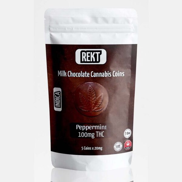 Cannabis Coins  Peppermint | 100mg THC