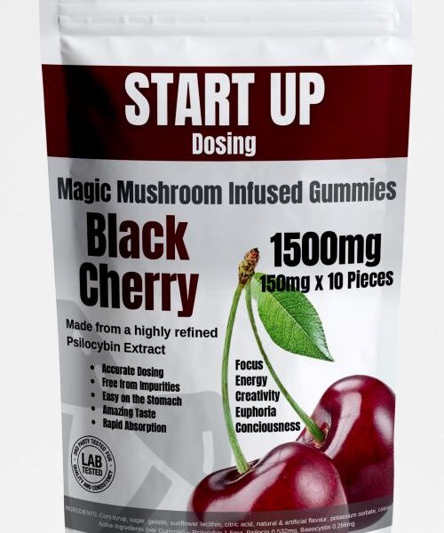 START UP | Black Cherry | Mushroom Gummies 1500mg