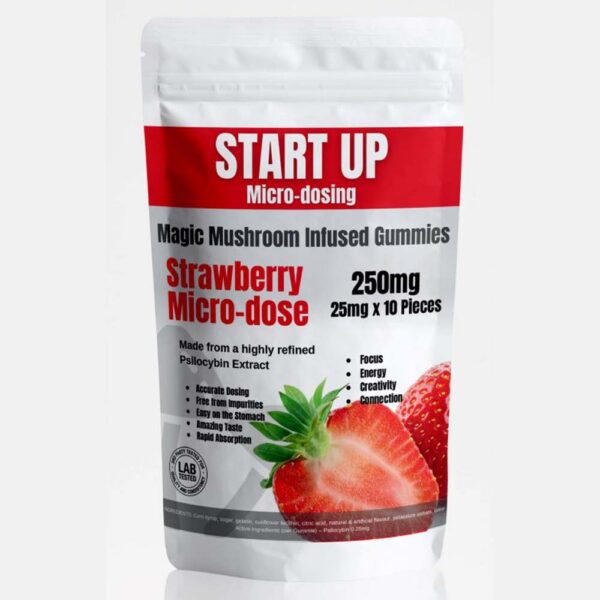 START UP | Strawberry | Mushroom Gummies 250mg
